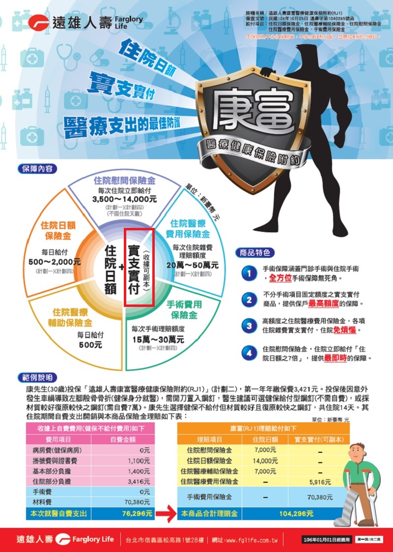 遠雄人壽實支實付 Enercell